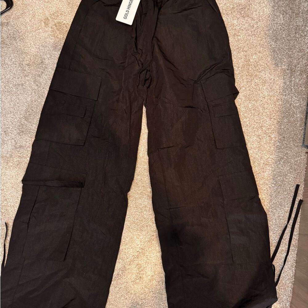 Elegant Black Cargo Pants